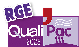 Sarl Lubin CHAUFFAGISTE GUINGAMP Logo QualiPAC 2025 RGE Sc 1